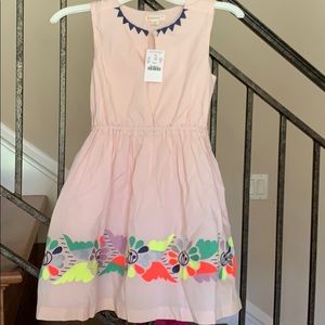 Girls size 7 NEW J crew pink dress